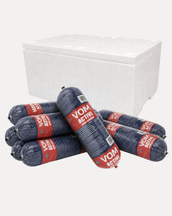 VOM Active med Laks – 22 kg råfoder med gratis hjemmelevering
