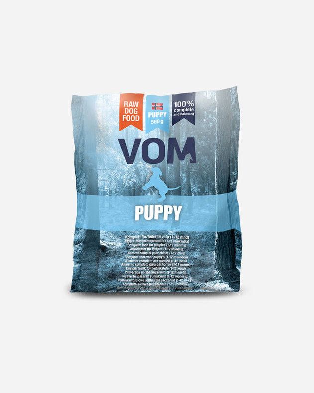VOM Puppy fuldfoder - Kødboller - 560g