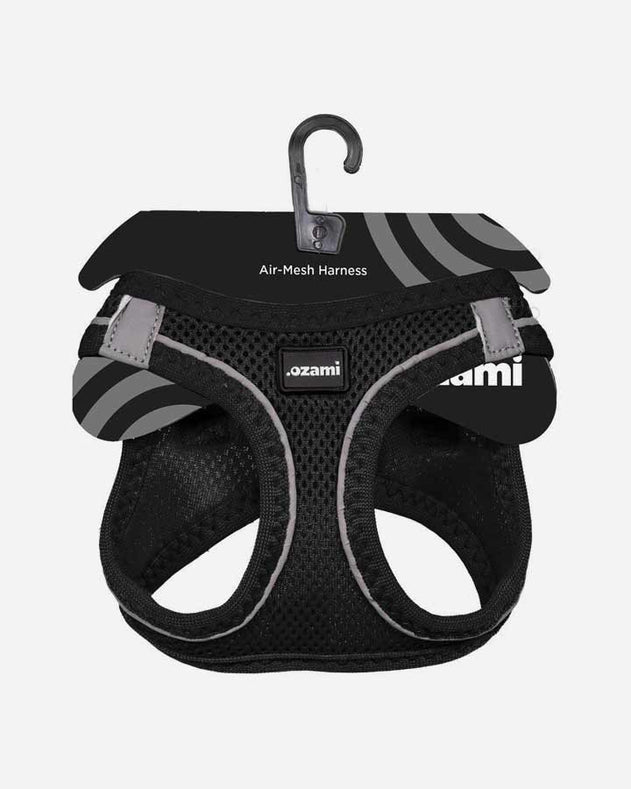 Ozami Air Mesh Sele - Step in hundesele - Sort