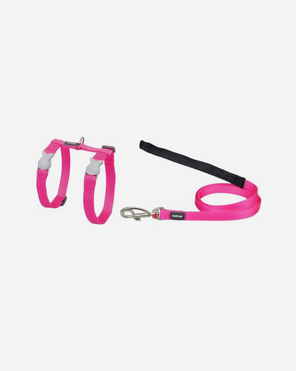 Red Dingo Kattesele & Line - Pink