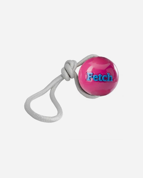 Planet Dog Fetch bold med reb - Pink