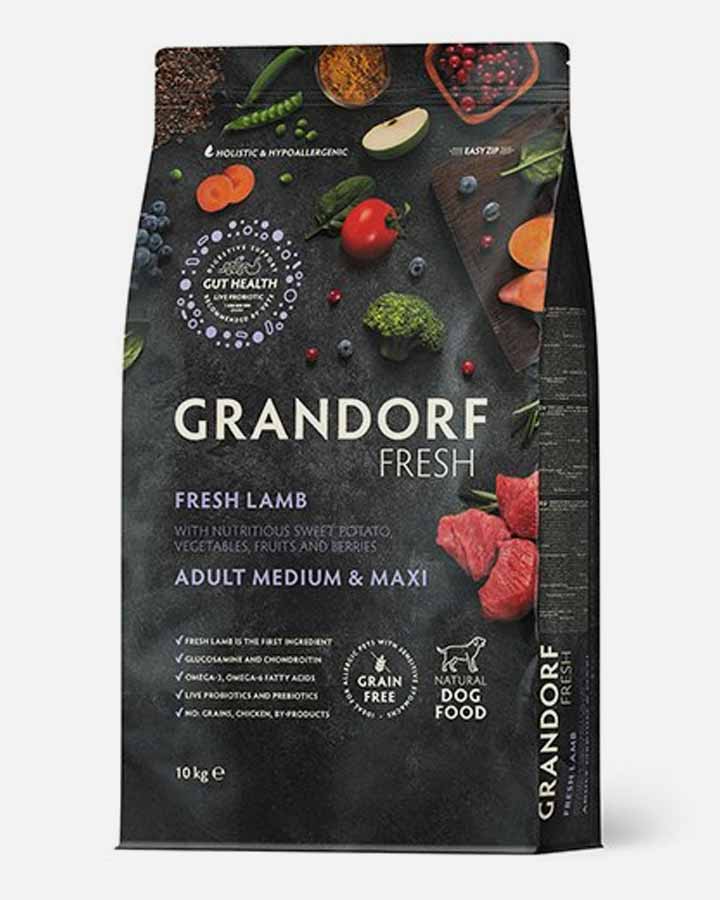 Grandorf Fresh Adult - Frisk Lam og Kornfri - 10kg