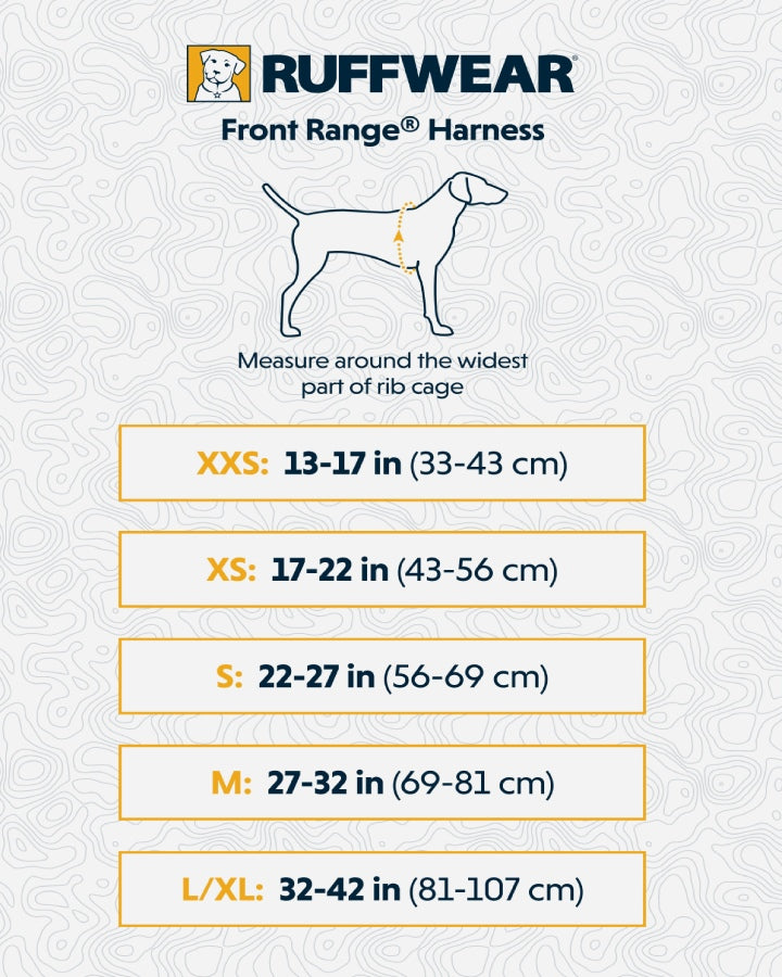 Ruffwear Front Range Sele - Campfire Orange