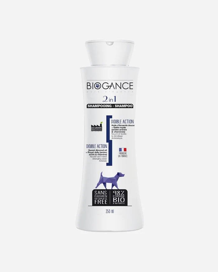 Test Product Do Not Buy Biogance 2 i 1 shampoo og balsam til hunde - 250ml