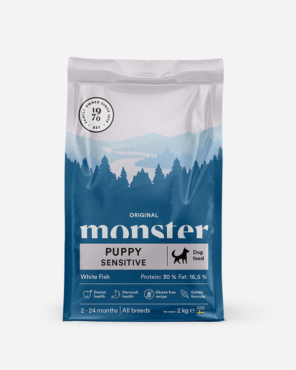 Monster Original Puppy Sensitive - Hvid fisk - 2 kg