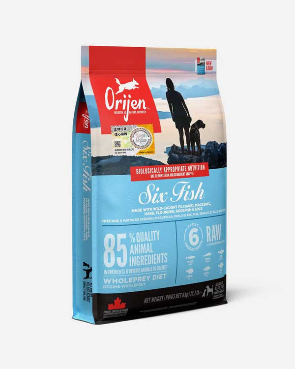 Orijen Six Fish hundefoder - 6kg