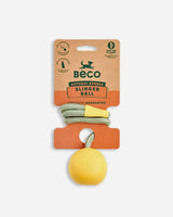 Beco Natural Rubber Bold med snor - Gul