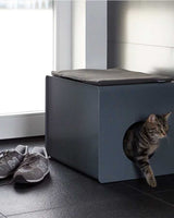 Siddepude til Sito kattetoilet - Mottled Anthracite