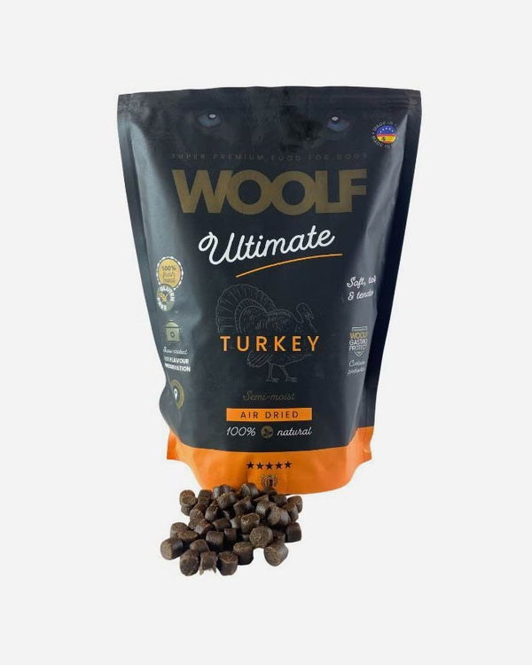 Woolf Ultimate Foder - Kalkun - 100% Naturlig - 1kg