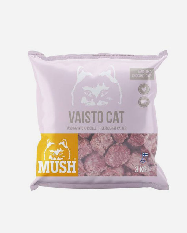 MUSH Vaisto CAT Pink - Kylling og Gris - 3kg