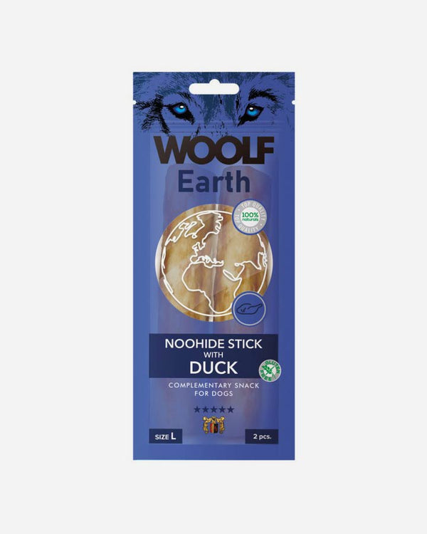 Woolf earth noohide duck large med and