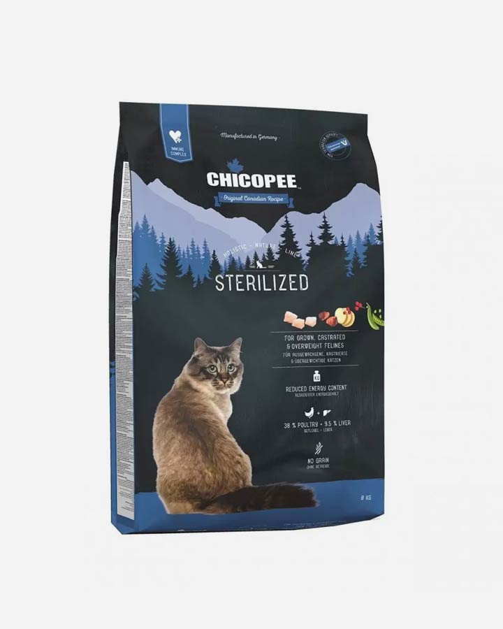 Chicopee Holistic Nature Line Cat Sterilized - 8 kg - kornfrit