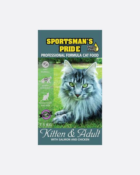 Sportsmans Pride Kattemad - 7.5 Kg til Katte og Killinger