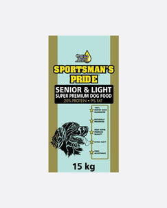 Sportsmans Pride Senior & Light - 15 kg fedtfattigt voksenfoder
