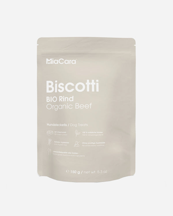 Økologiske godbidder med Oksekød 150g - Biscotti