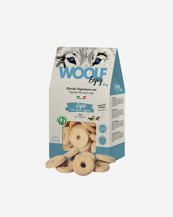 Woolf Biscuits light vanilla kiks med vanilje