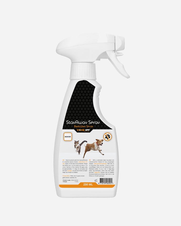 Knock OFF spray indendørs Holder både hunde og katte væk – Petlux.dk