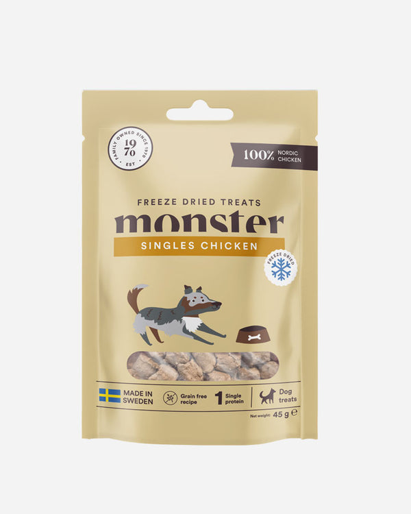 Monster - Frysetørrede godbidder med Kylling - til hund