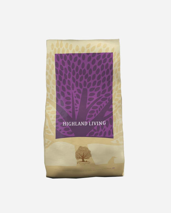 Essential Foods Highland Living hundefoder 