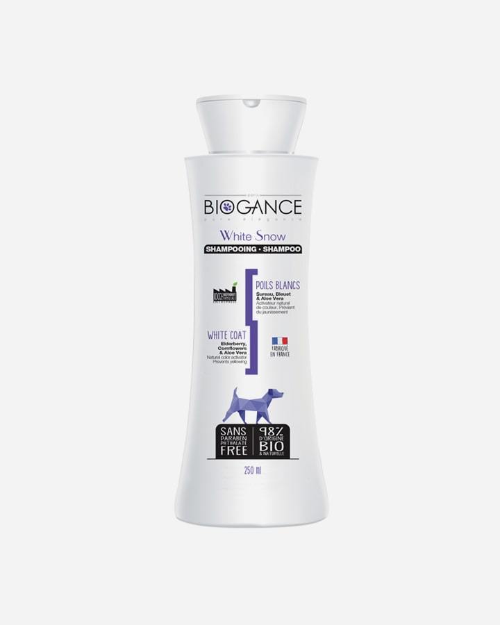 Biogance® White Snow - hundeshampoo til hvid pels - 250ml