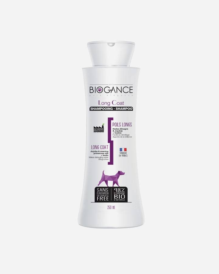 Biogance® shampoo til hund med lang pels - 250 ml
