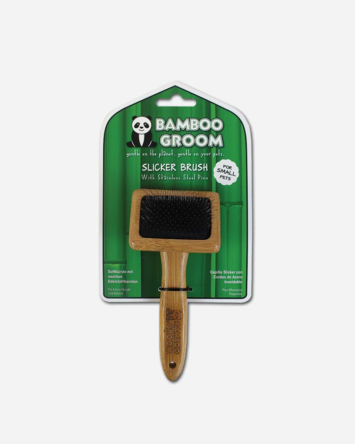 Bamboo Groom karte - Med stål tænder/pinde