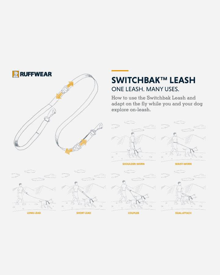 Guide til anvendelsesmulighederne med Ruffwear Switchbak line