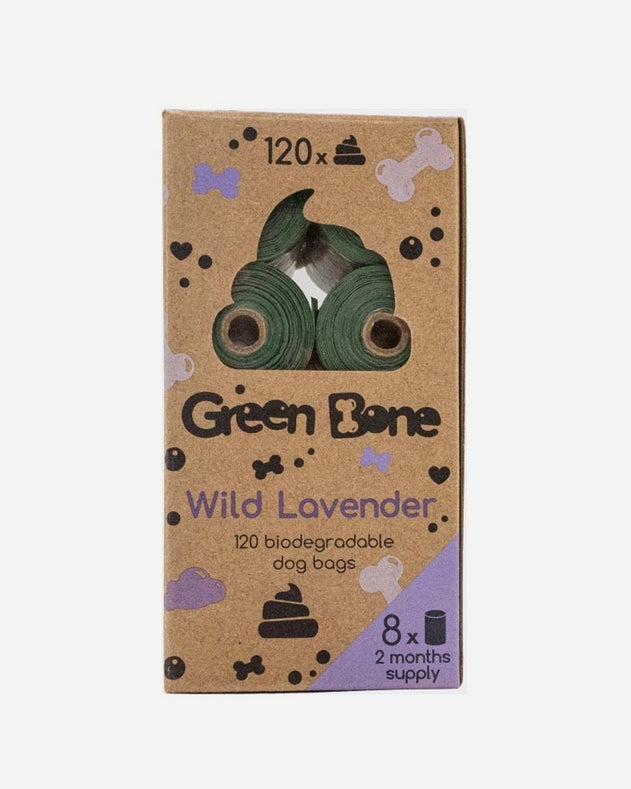 Green Bone Lavendel 8 ruller med 120 hundeposer